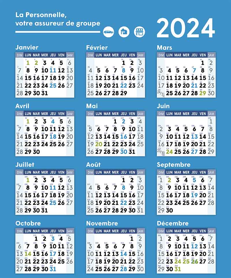 Le calendrier 2024 est disponible ! SPGQ